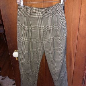 Plaid trousers